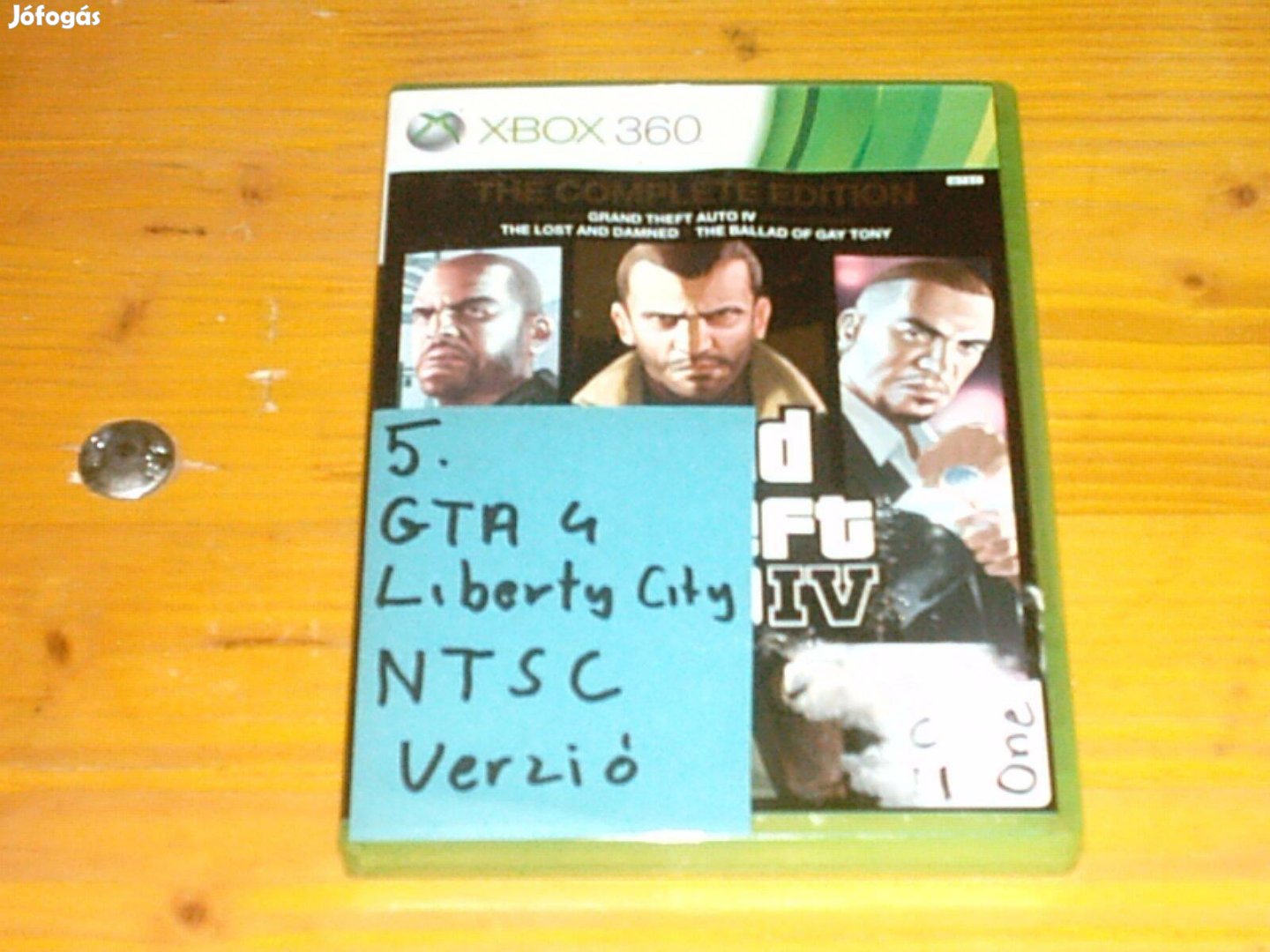 5. xbox 360 gta4 +liberty city NTSC verzio