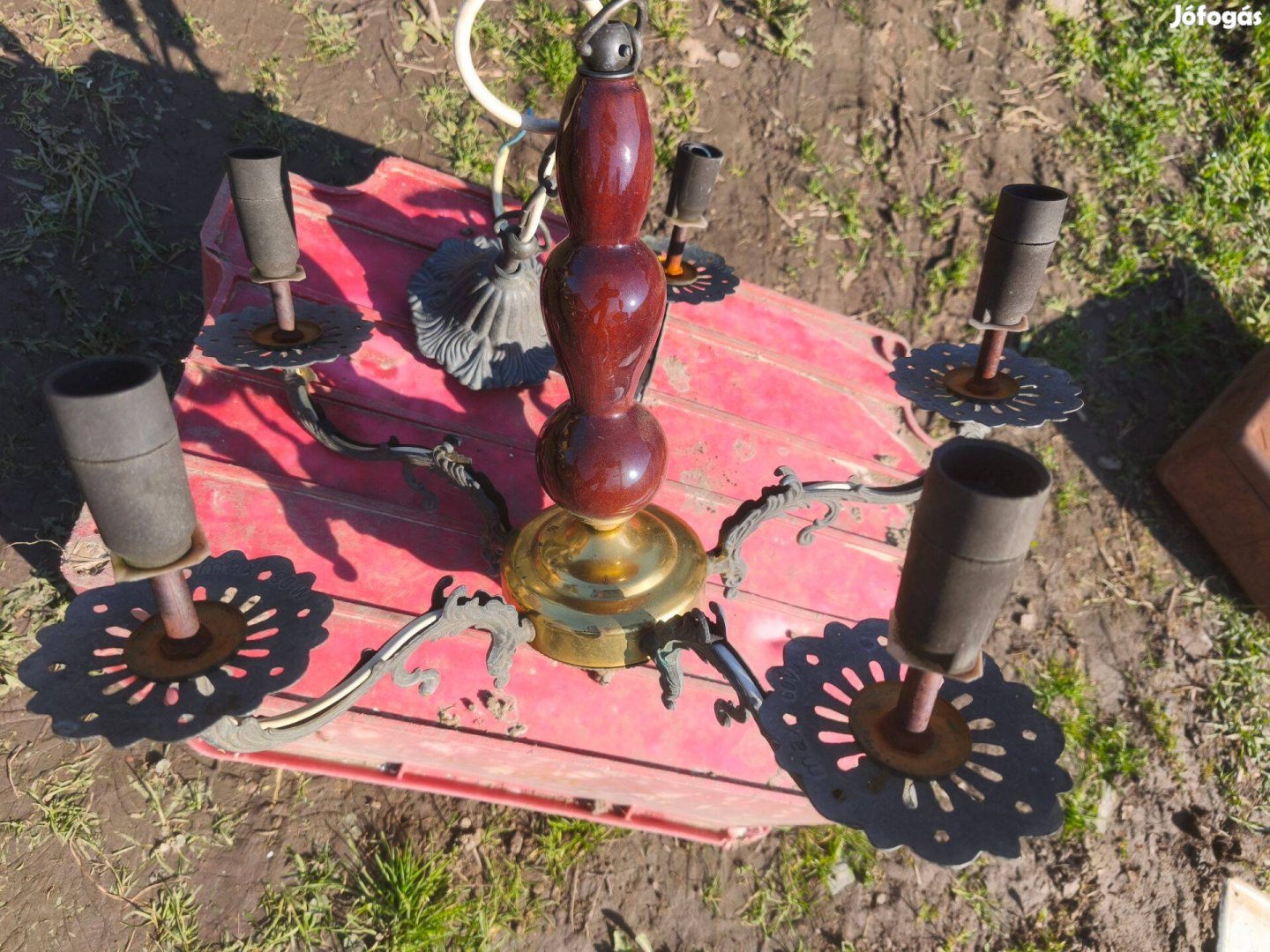 5 ágú fém csillár