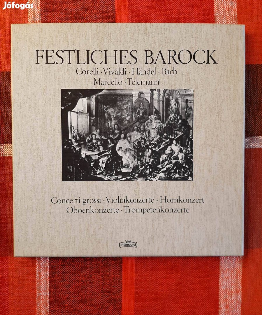 5 bakelit lemezes barokk zenei gyűjtemény