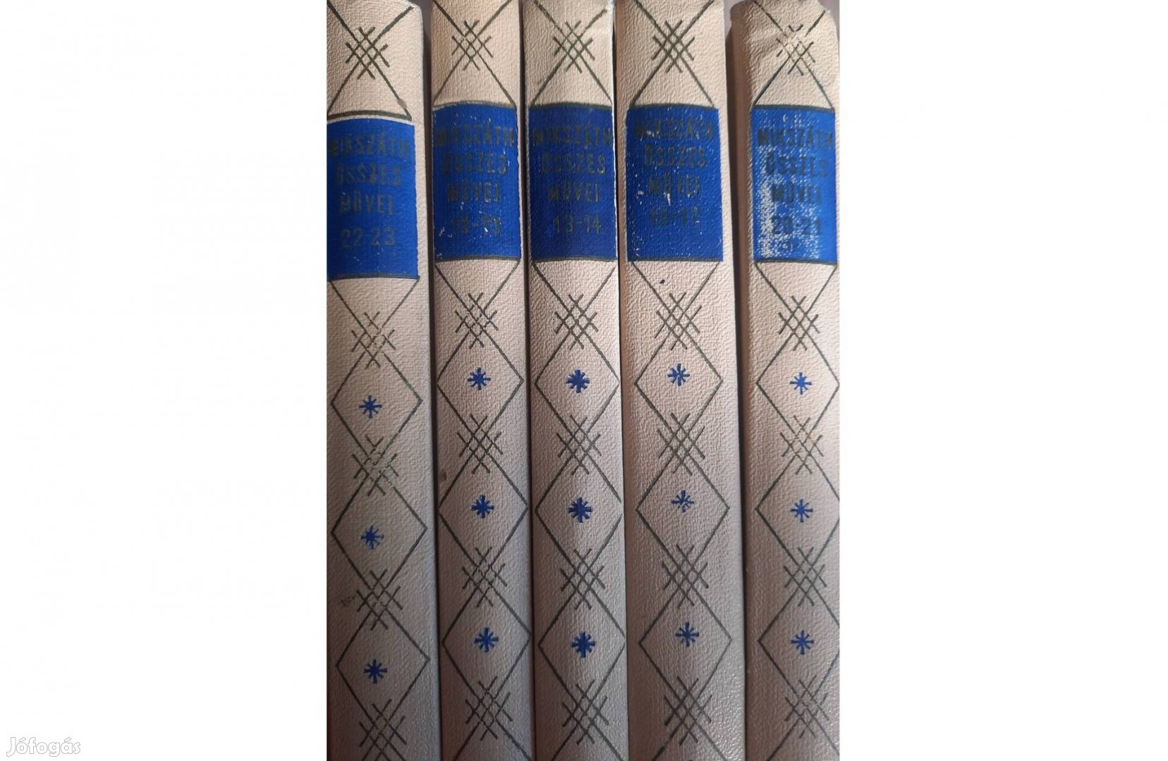 5 darab 1961-es kiadású Mikszáth Kálmán könyv eladó