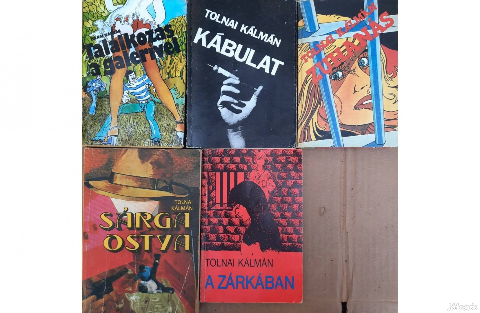 5 darab Tolnai Kálmán könyv eladó