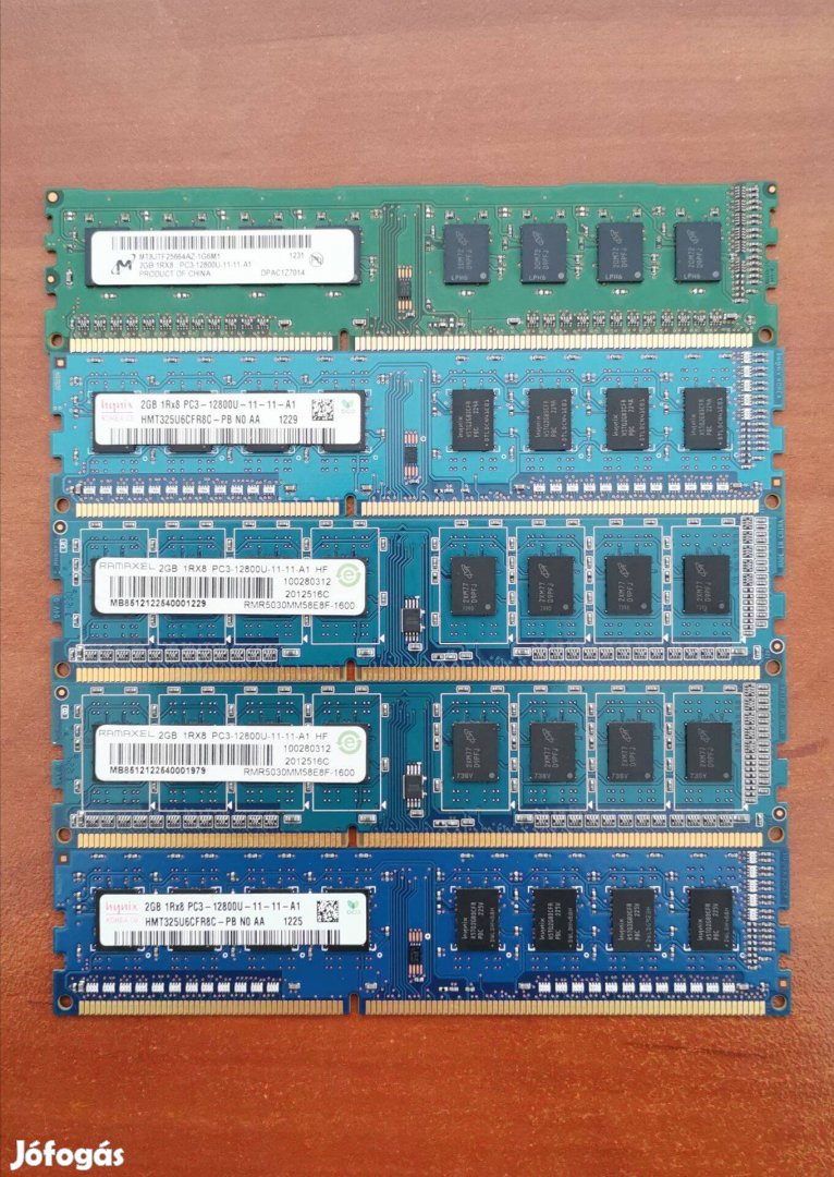 5 darab db 2GB DDR3 PC RAM