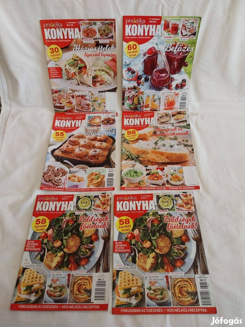 5 darab ujj Praktika magazin konyhareceptek