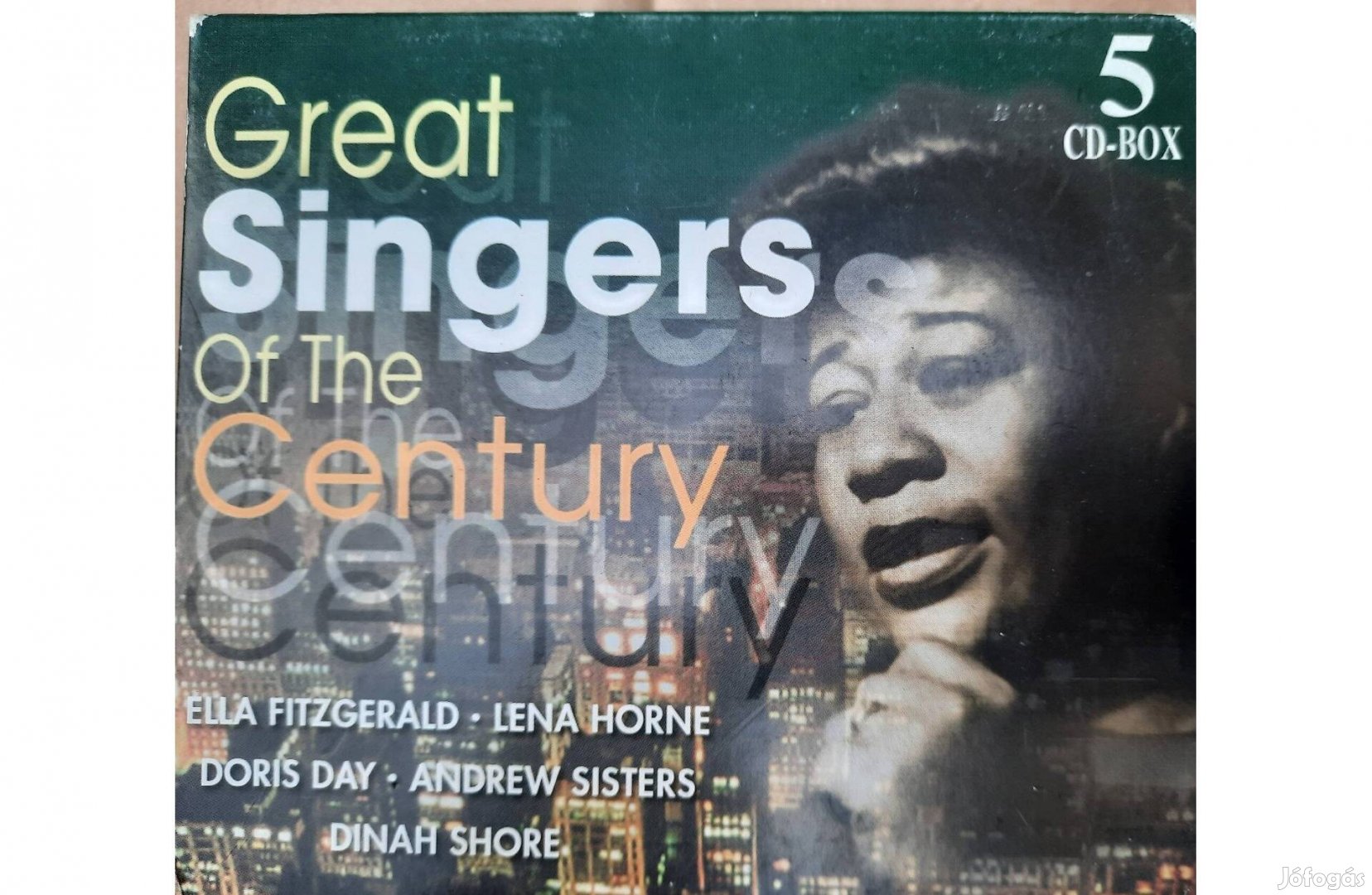 5 darabos Great singers of the century CD szett eladó