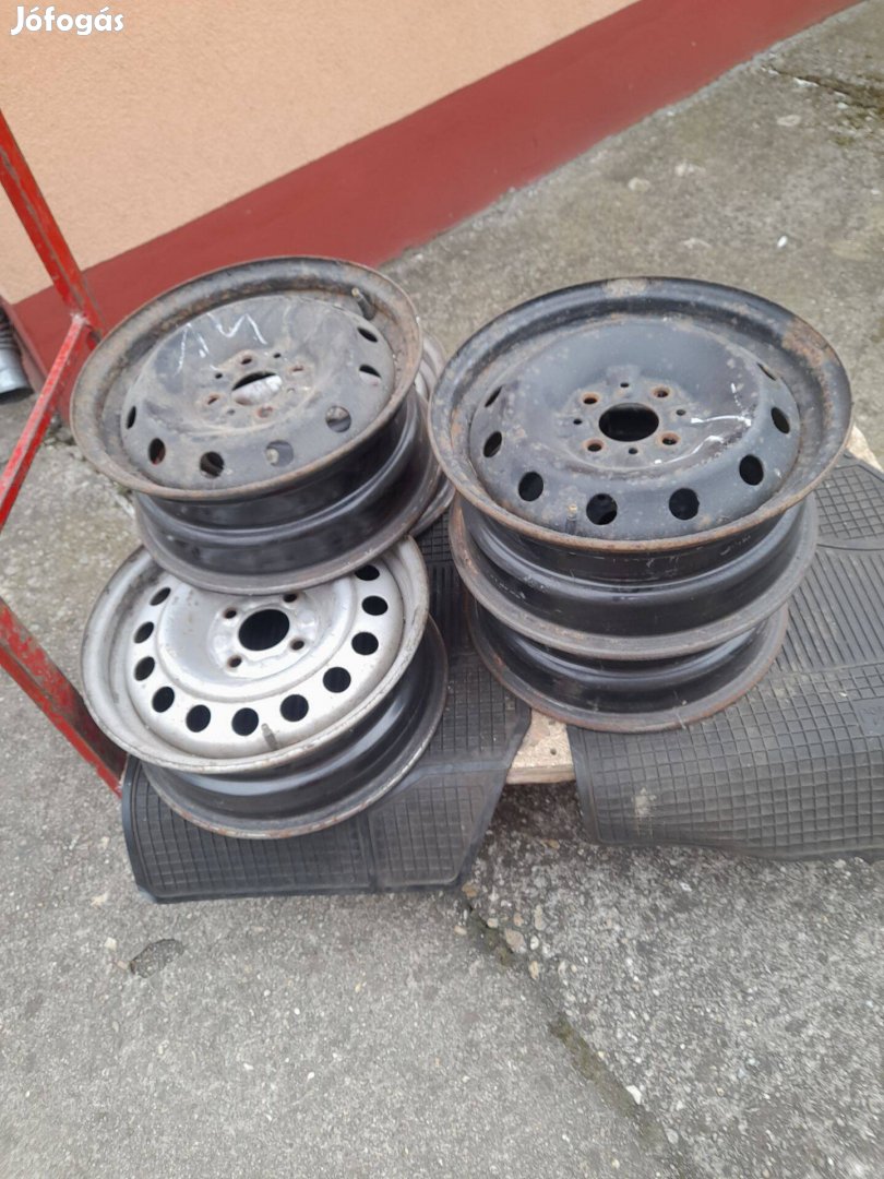 5 db 14 acél felni eladó ÁR/DB