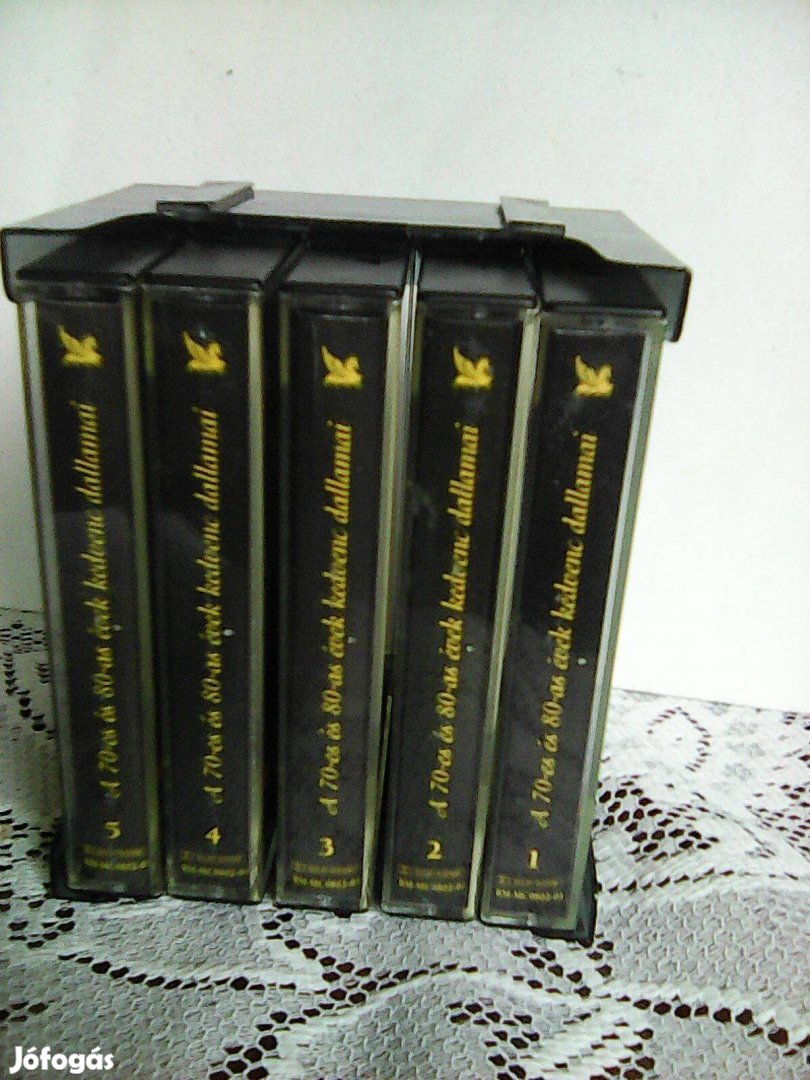 5 db 70-80 as kedvenc dallamai magnó kazettán