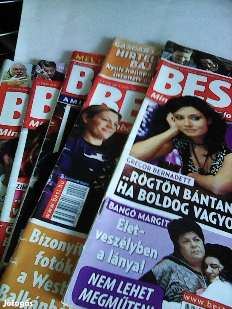 5 db BEST Magazin különböző régebbi kiadás