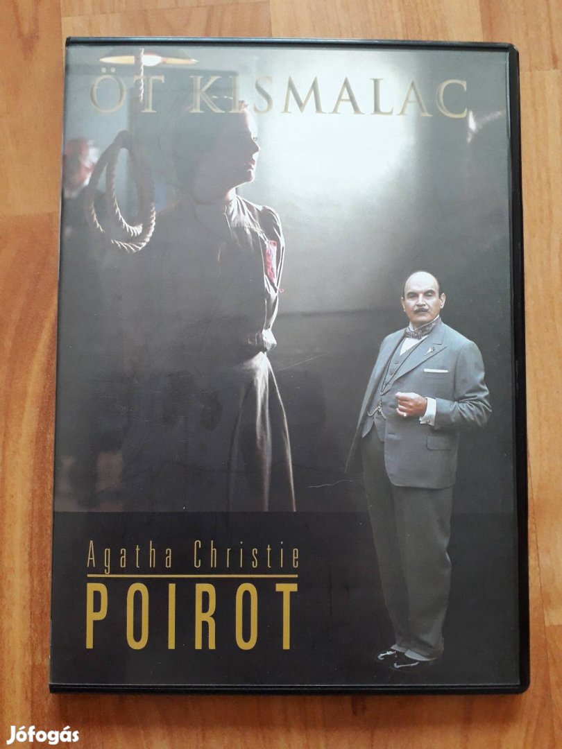 5 db DVD a Poirot sorozatból