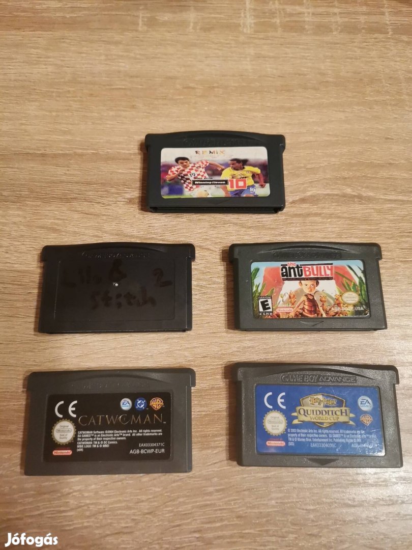 5 db Game Boy Advance GBA játék 