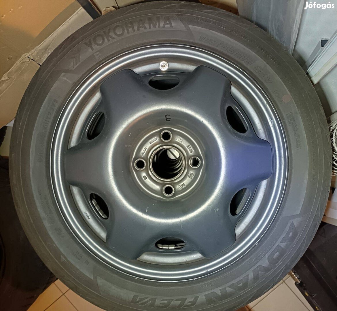 5 db Opel astra Rendőr Erősítettfelni 15" ET46 jó Gumival!