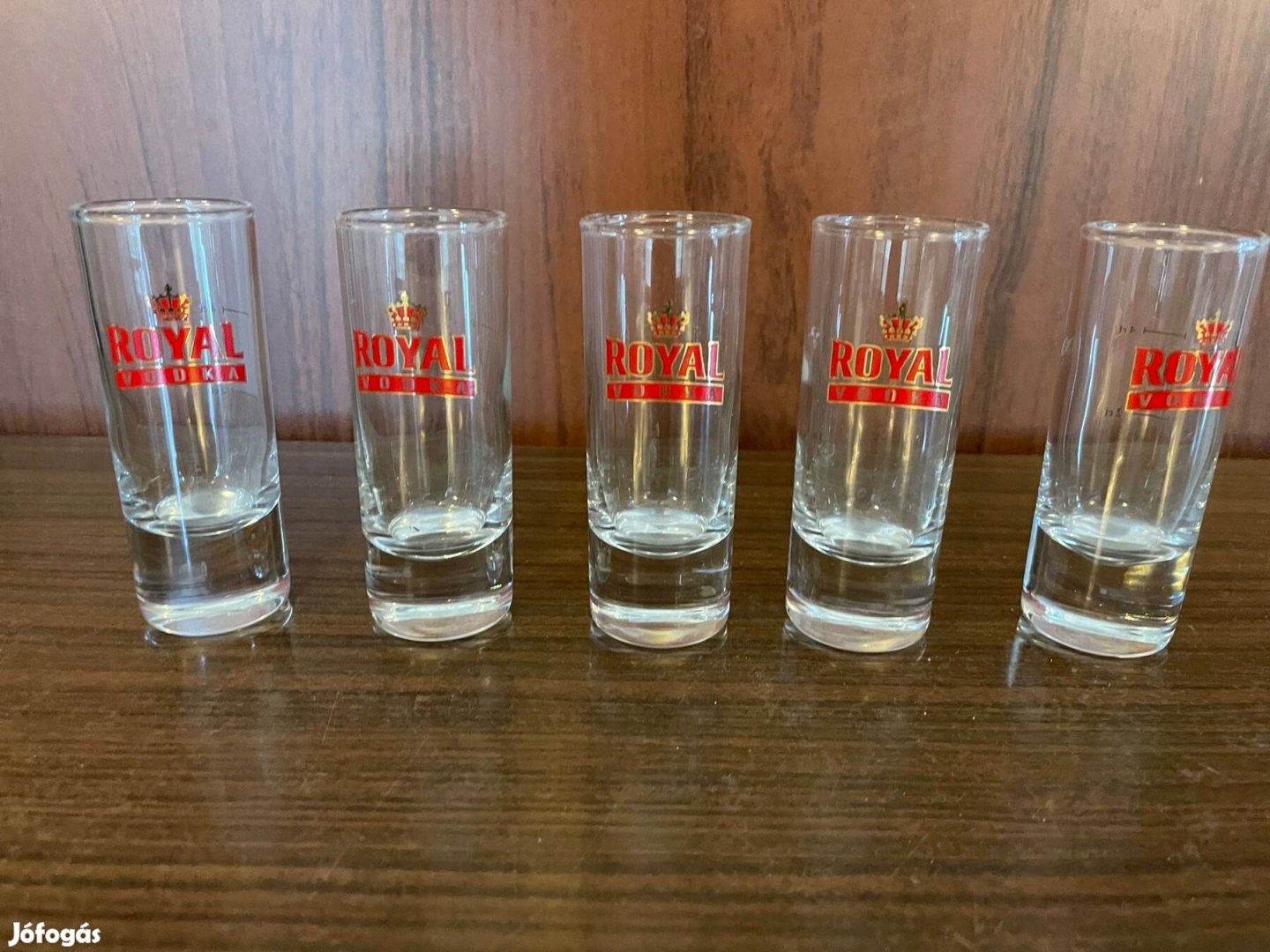 5 db Roxal vodkás pohár, új