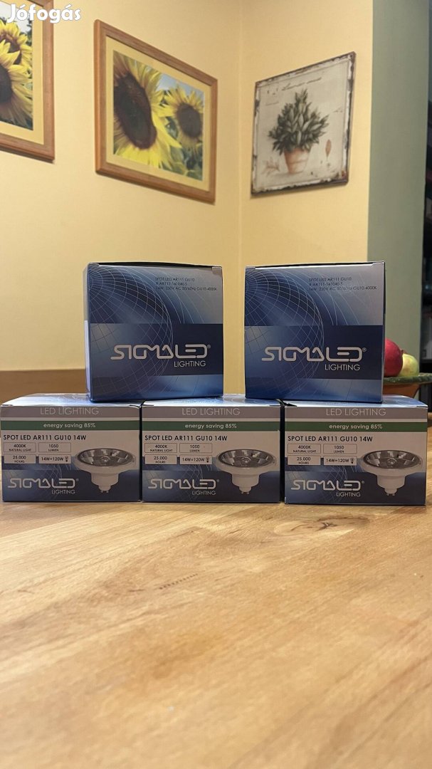 5 db Sigmaled Spot LED AR111 GU10