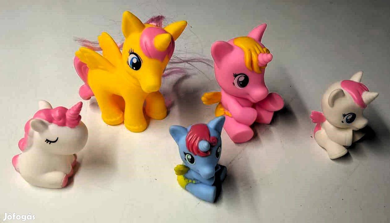 5 db. My little pony és más pegazus, egyszarvú figura