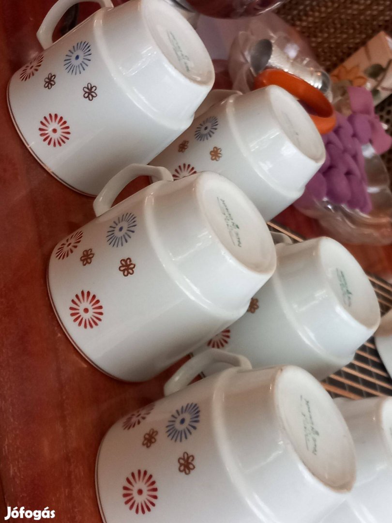 5 db alig használt porcelán bögre