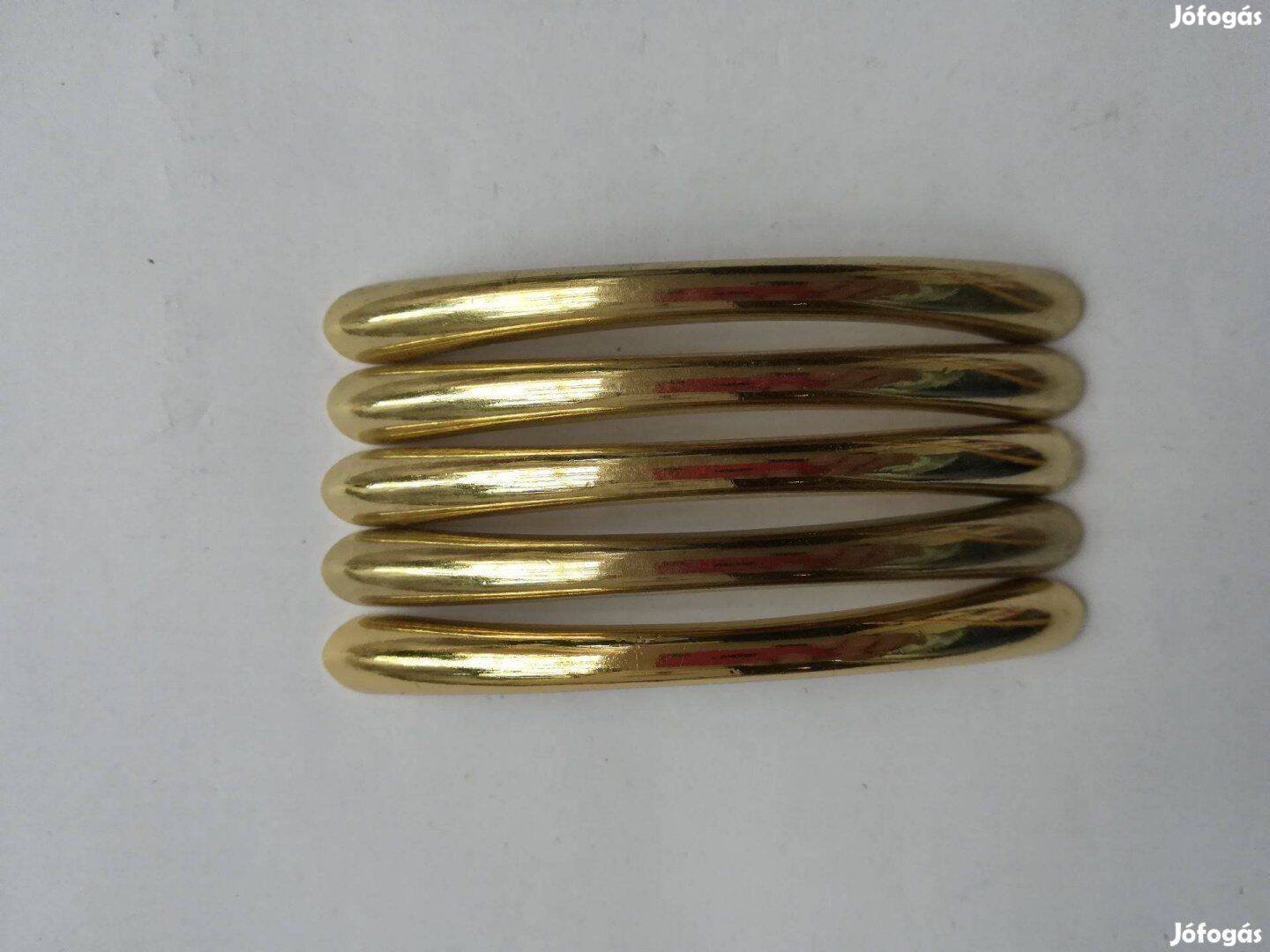 5 db arany színű fém fogantyú 64 mm 500 Ft