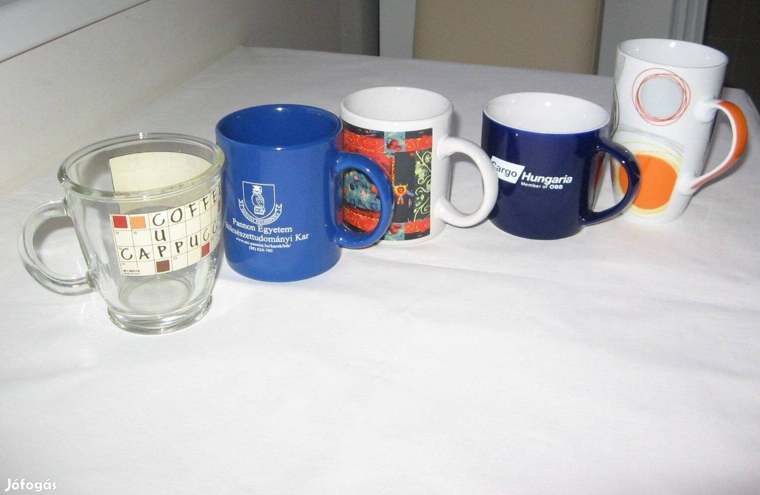 5 db különféle bögre