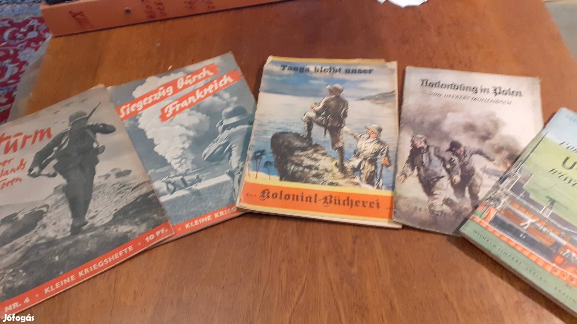 5 db német nyelvű eredeti háborús propaganda füzet