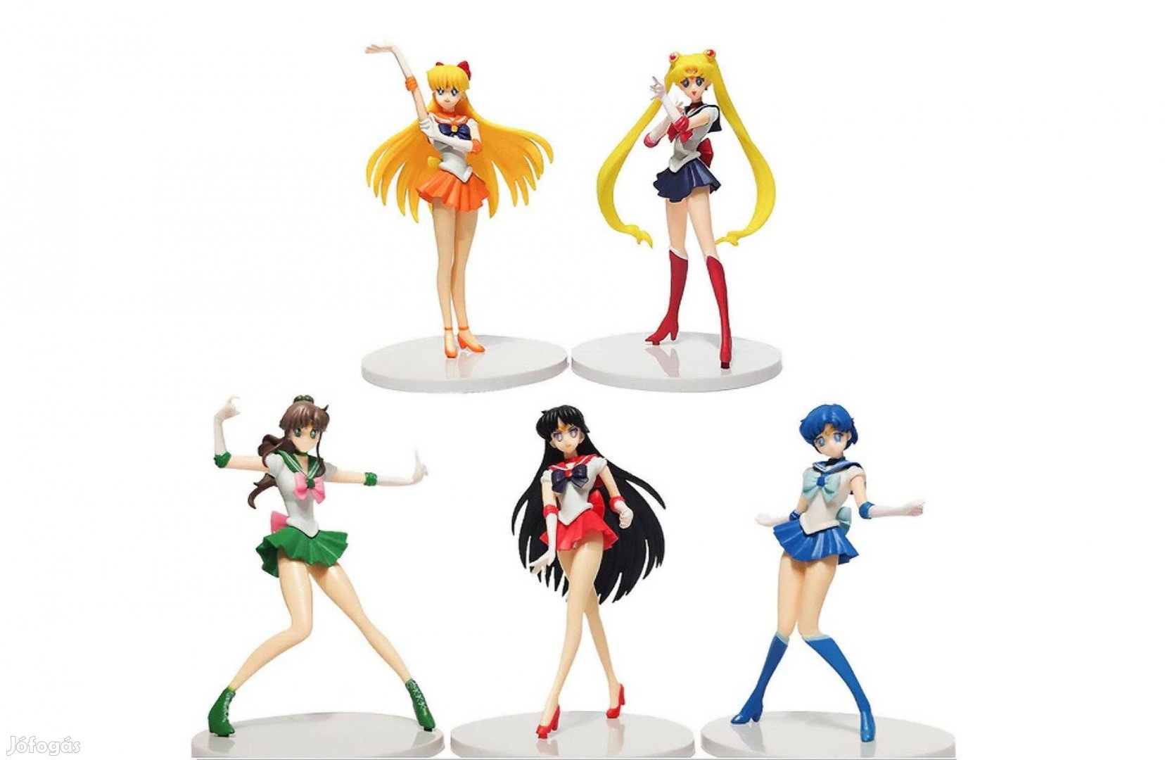 5 db-os Sailor Moon tündérek figura szett