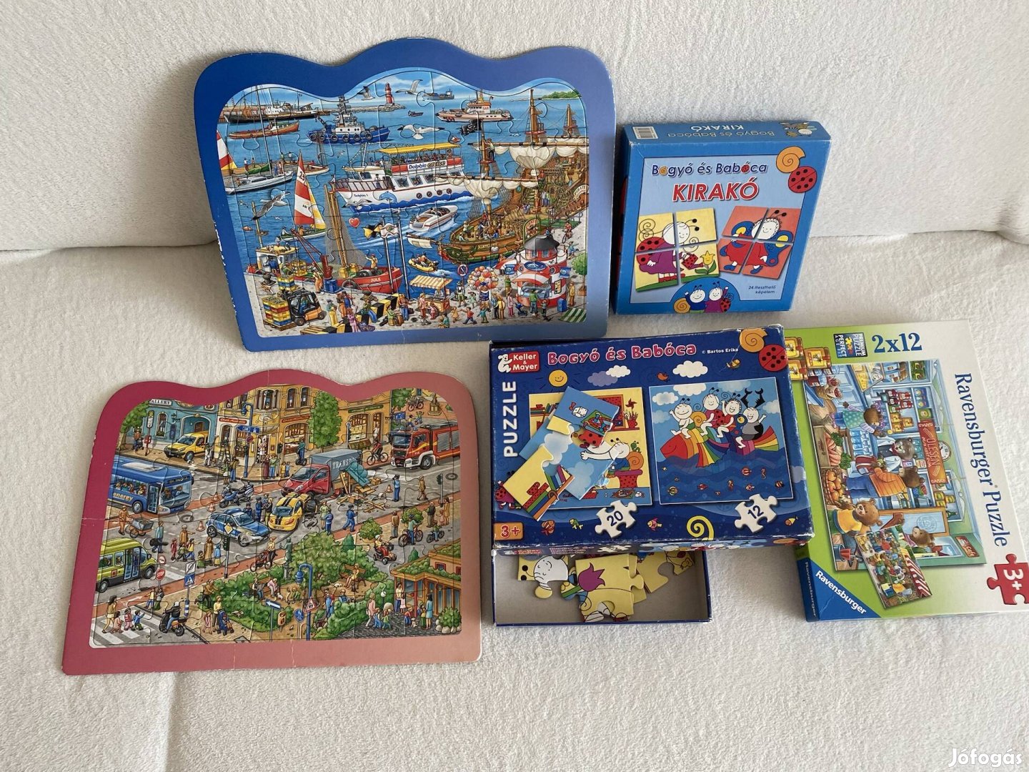 5 db puzzle egyben eladó 