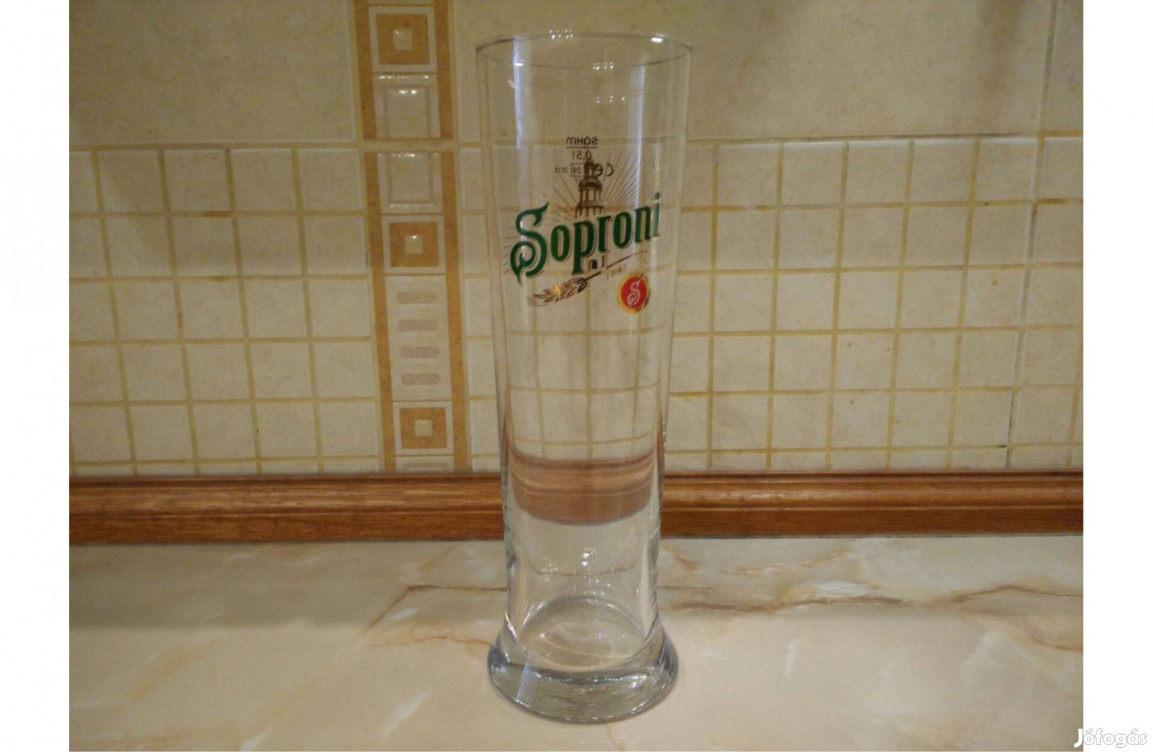 5 dl Soproni mértékjeles sörös korsó