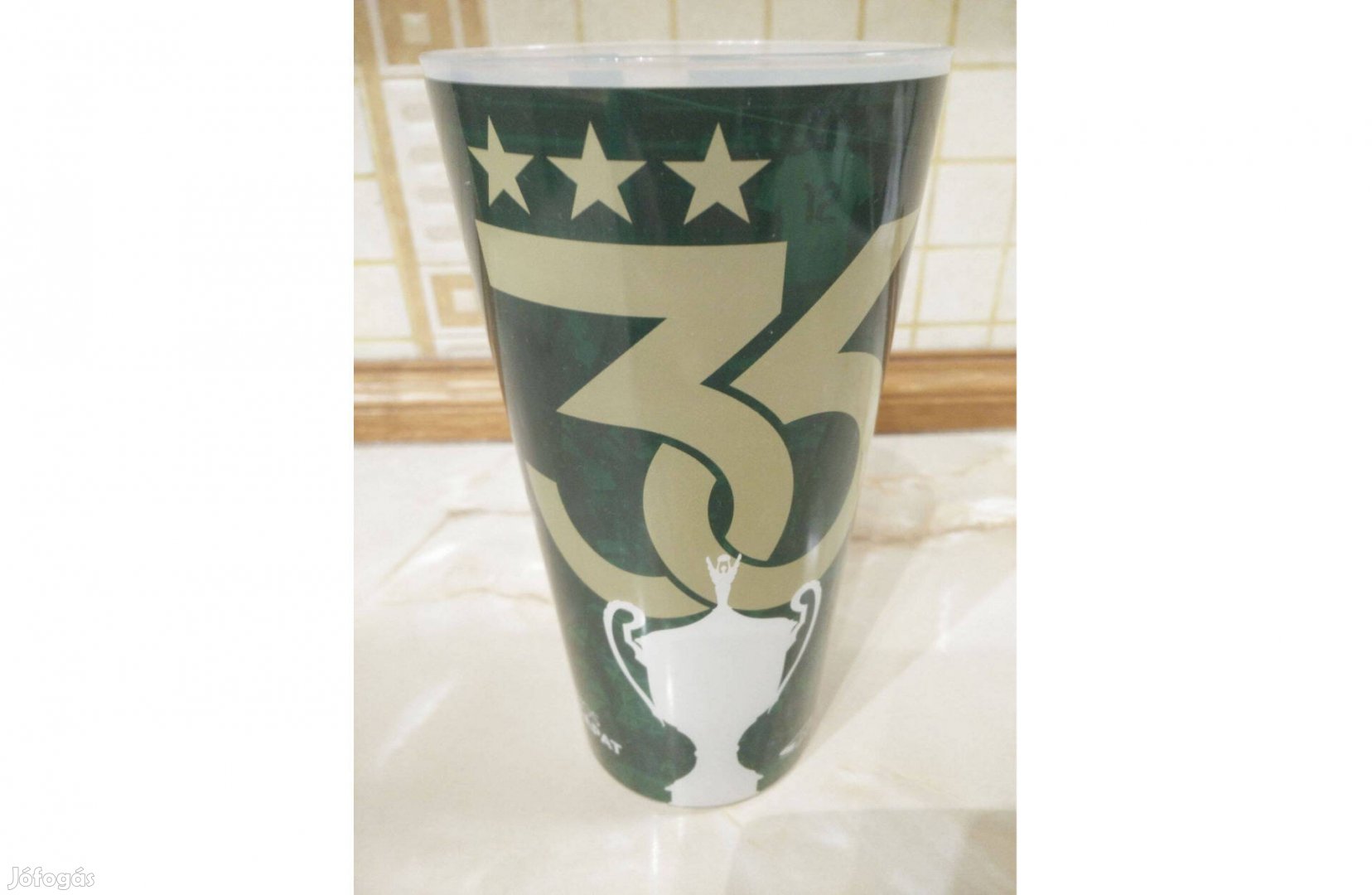 5 dl mértékjeles Fradi 36 repohár