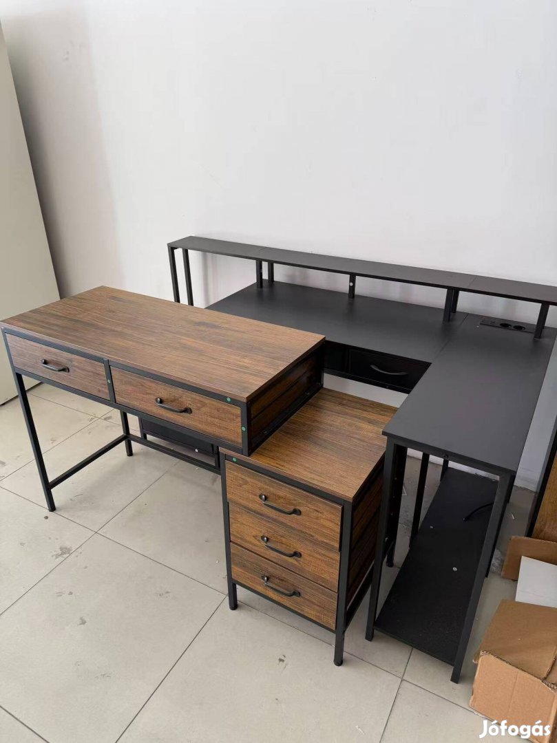 5 fiókos számítógépasztal új 40 000 Ft