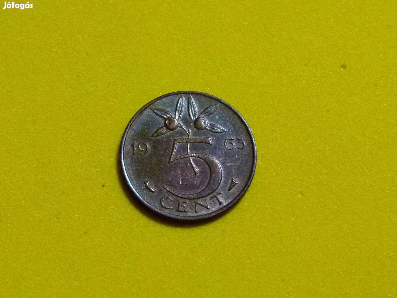 5 holland cent 1963