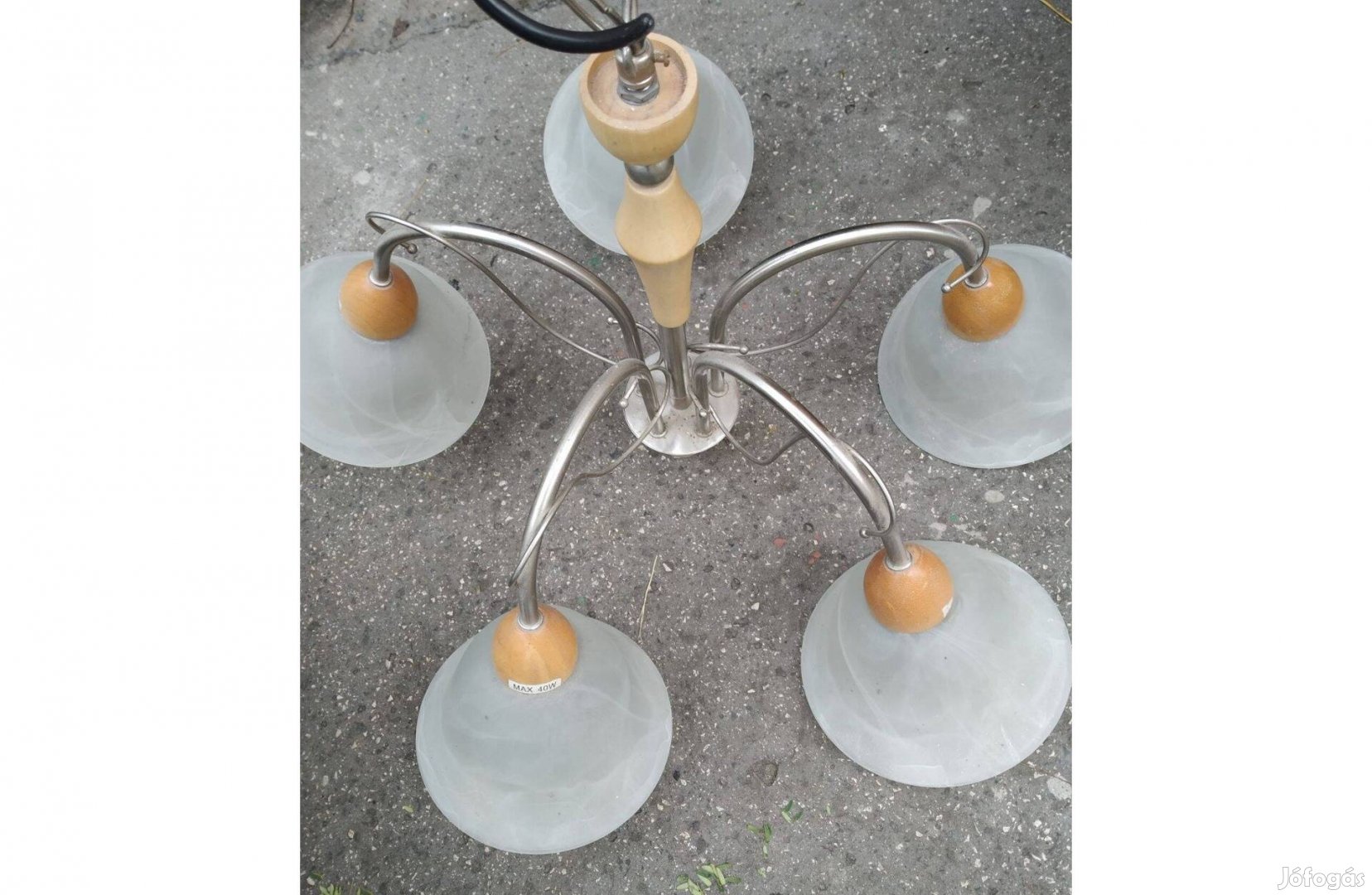 5 karú ágú csillár mignon foglalat mattuveg csillar chandelier E14