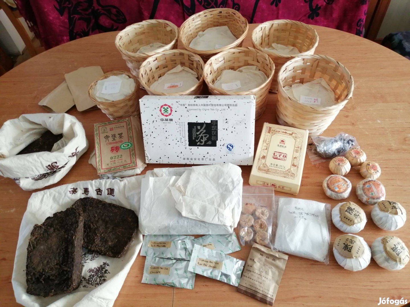 5+kg! Ritka és különleges kínai fekete tea készlet (teás gyűjtemény)