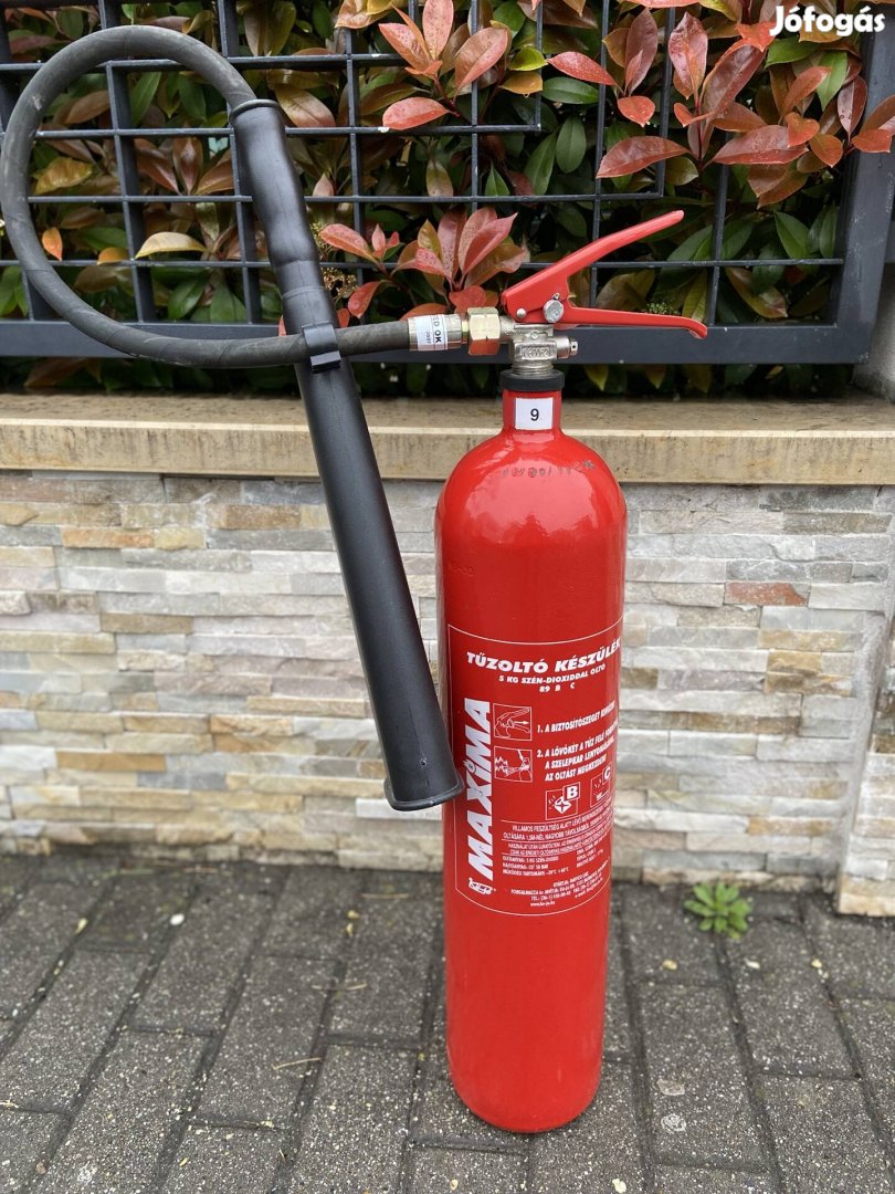 5 kg-os Szén-dioxiddal oltó, gázzal oltó tűzoltó készülék
