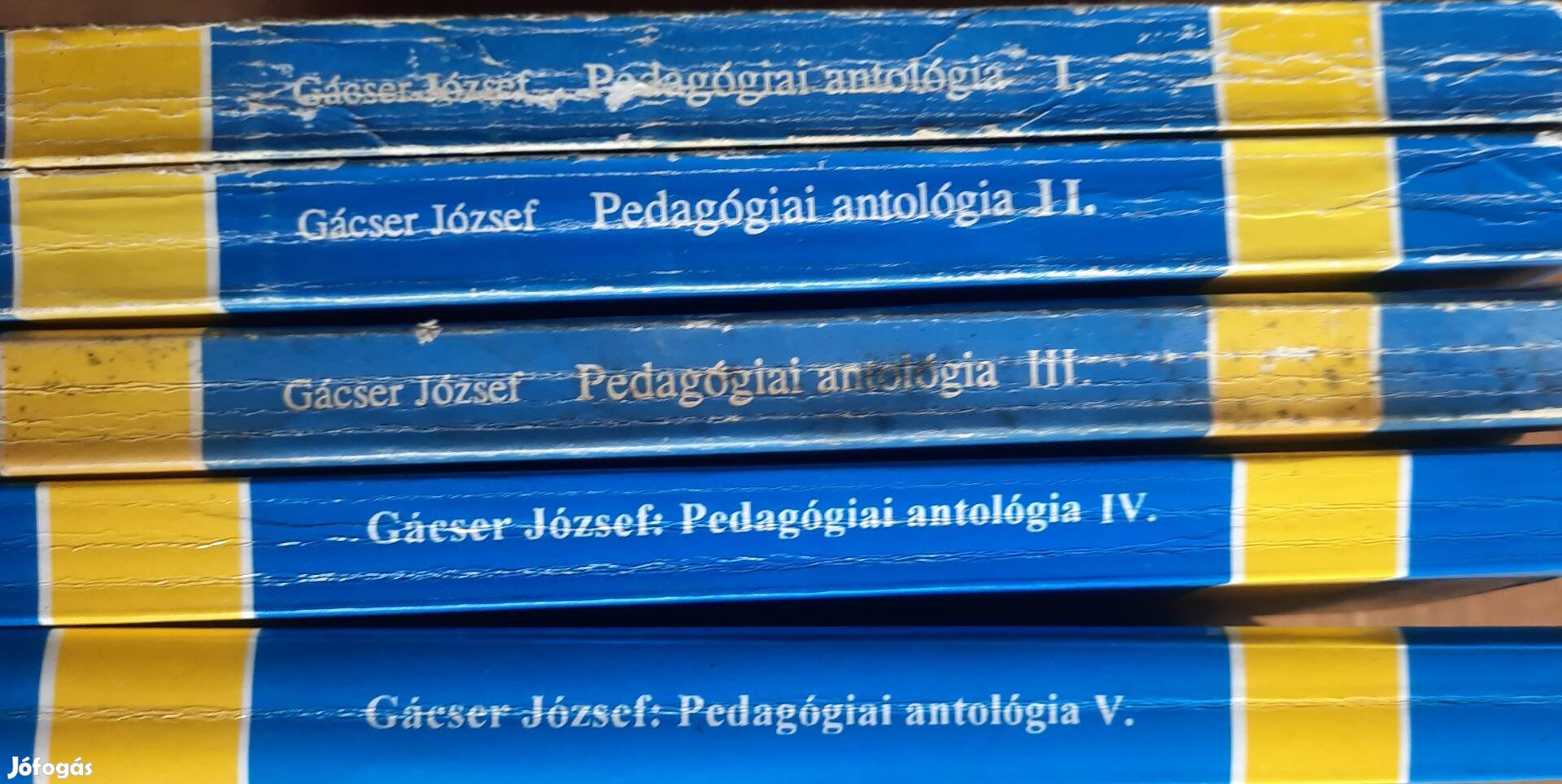 5 kötetes Pedagógiai antológia című kiadvány eladó 