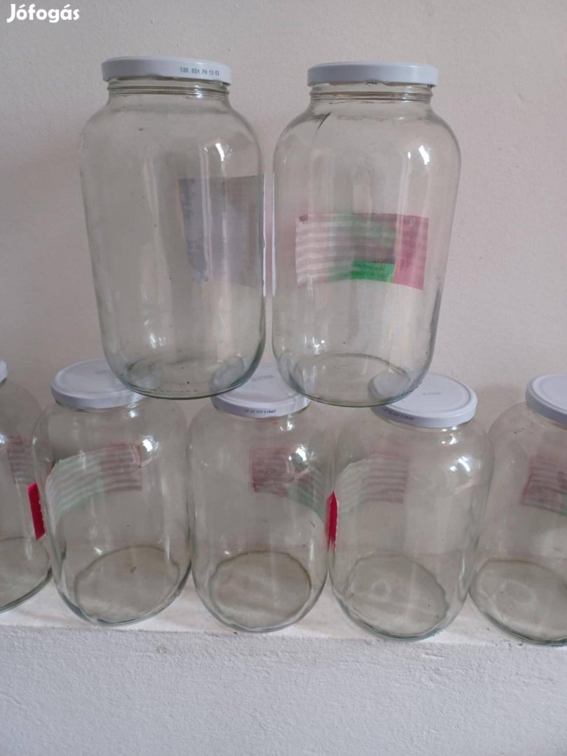 5 literes befőttes üveg