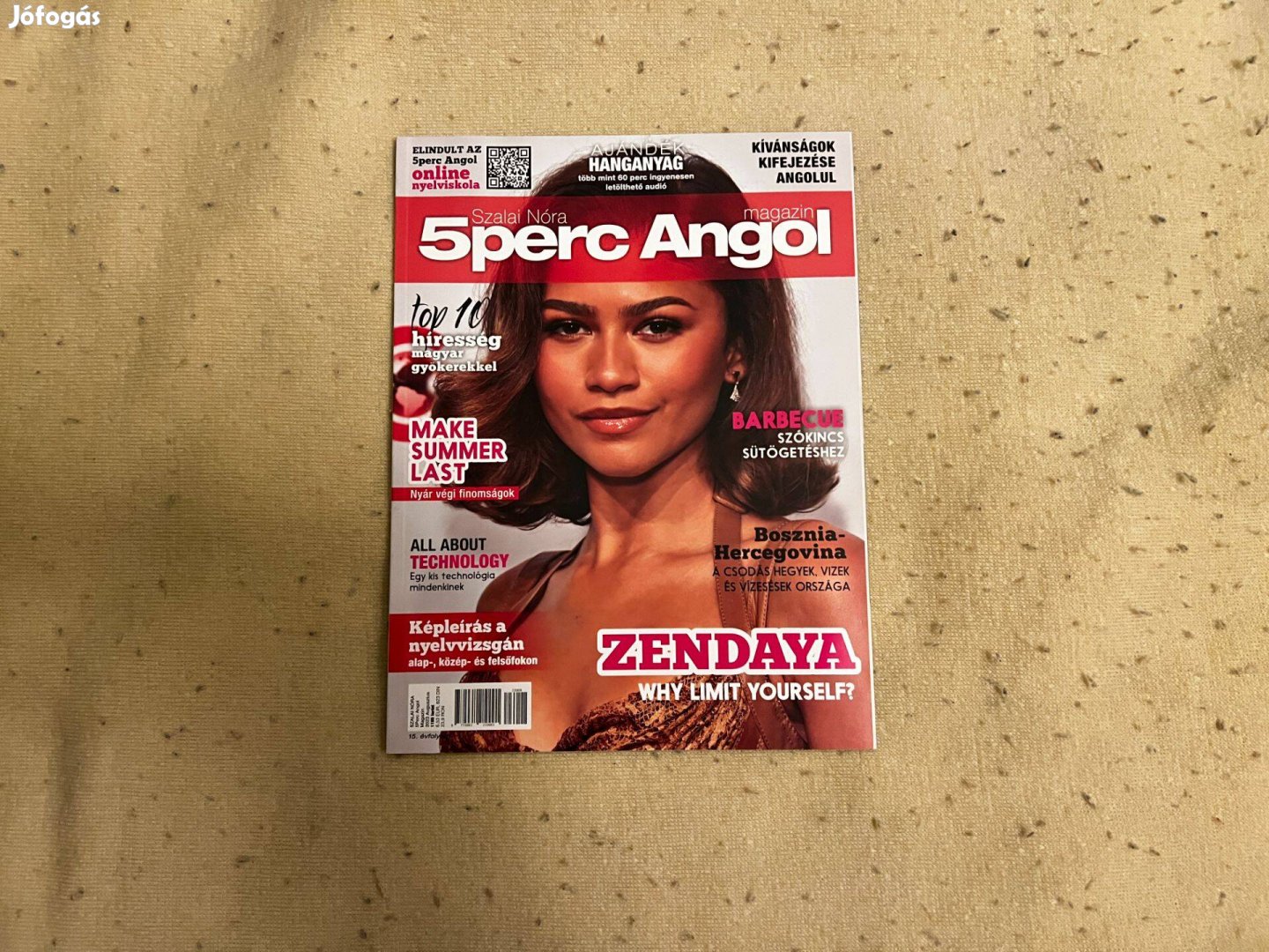 5 perc Angol 15. évf. 2023 augusztusi szám - olvasatlan magazin