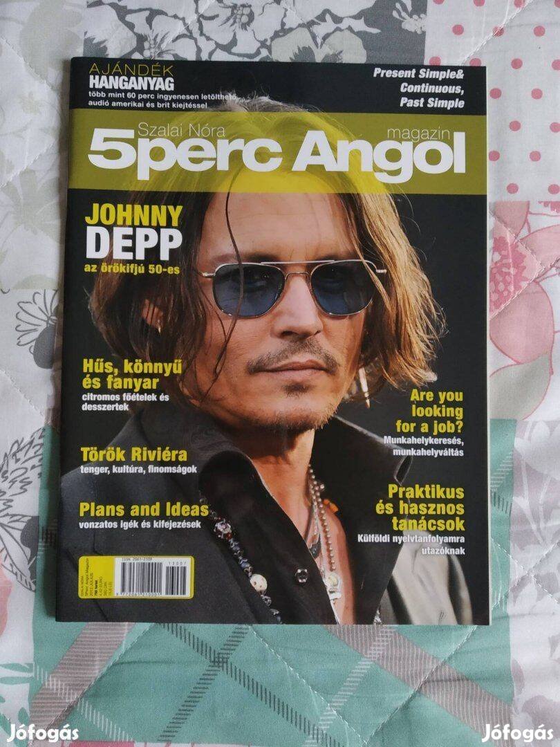 5 perc angol magazin, 2013 július, Johnny Depp