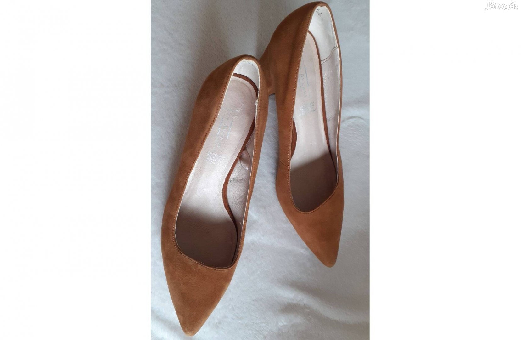 5 th Avenue barna színű új női bőr cipő