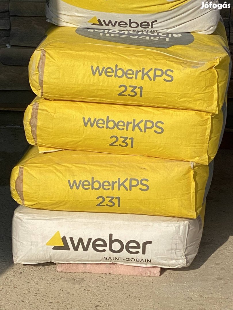 5 zsák Weber Kps 231 prémium lábazati alapvakolat