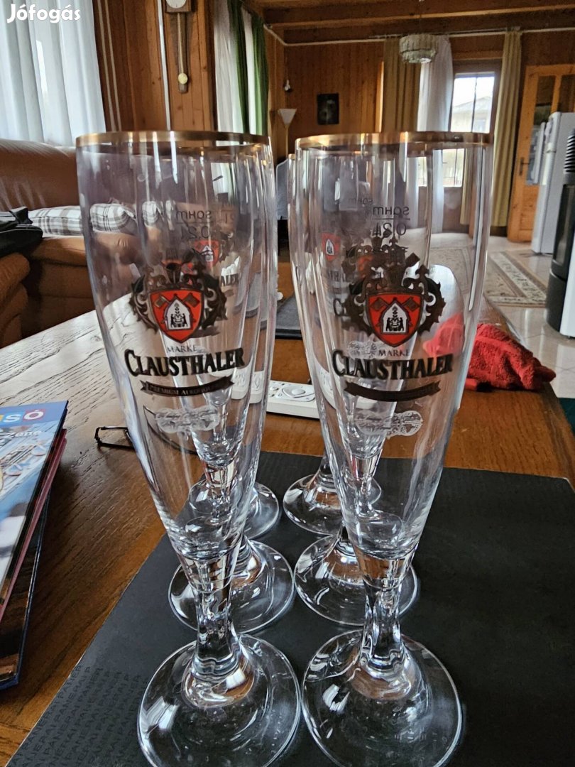 5darabos sörös pohár készlet