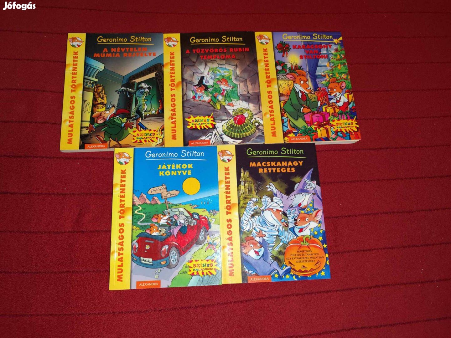 5db Geronimo Stilton könyv