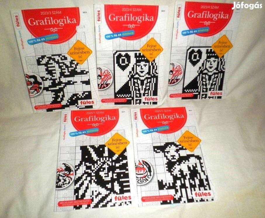 5db Grafológia magazinok ujak