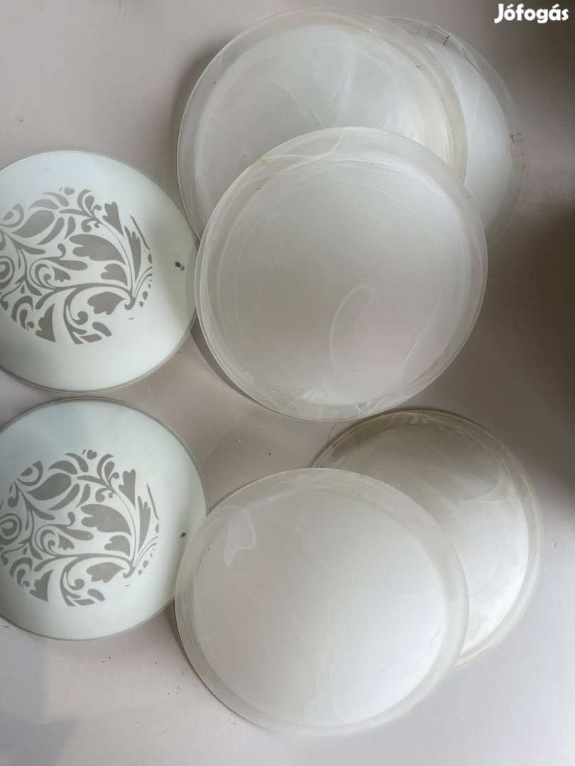 5db mennyezeti lámpa üvegbúrákkal eladó