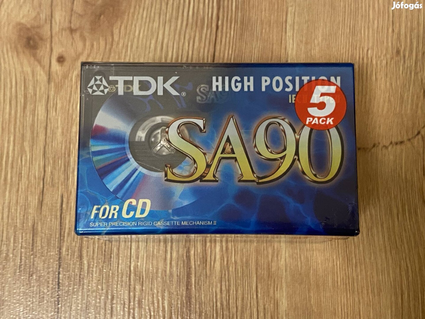 5db új (NOS) TDK SA90 Super Avilyn SA chrome kazetta