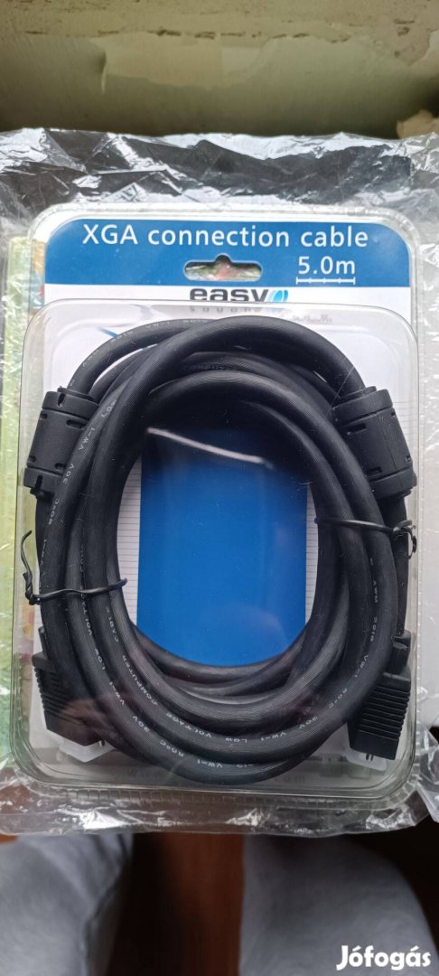 5m-es XGA monitor kábel (Új)