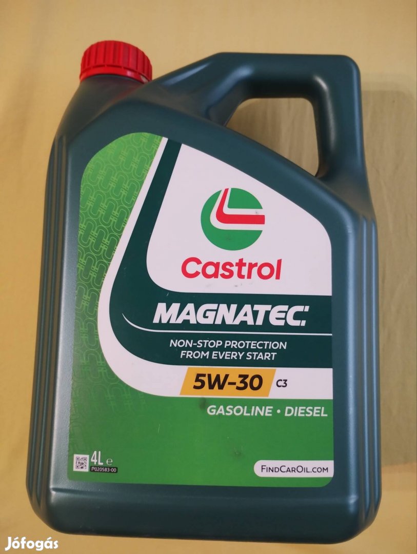 5w30 4L Castrol Magnetic c3 Új bontatlan 