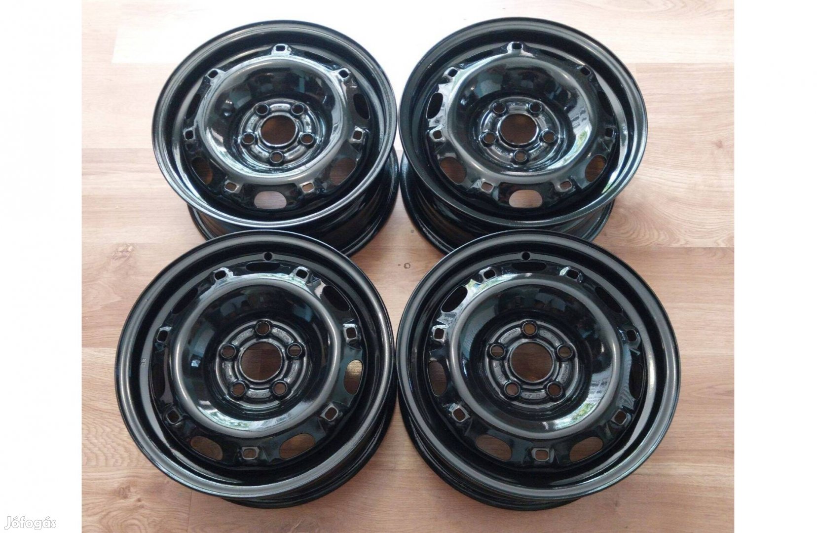 5x100 14 Skoda gyári lemezfelni garnitúra /Fabia, Polo/