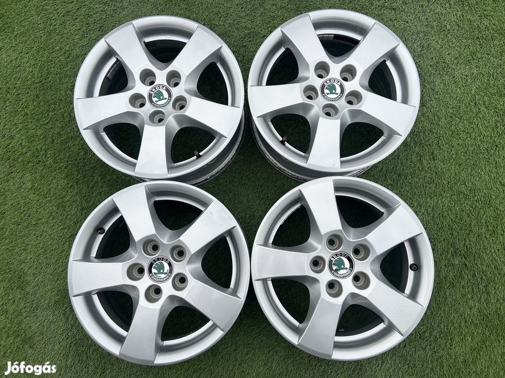 5x100 14" Skoda gyári alufelni 6Jx14h2 ET43