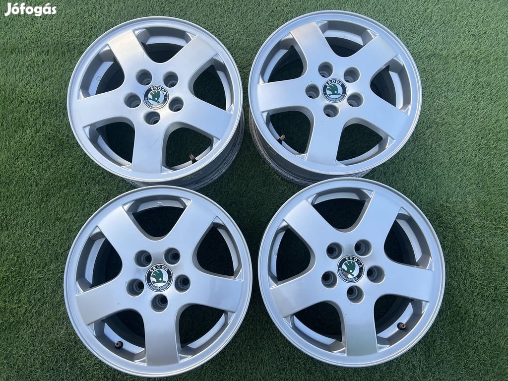 5x100 14" Skoda gyári alufelni 6Jx14h2 ET43