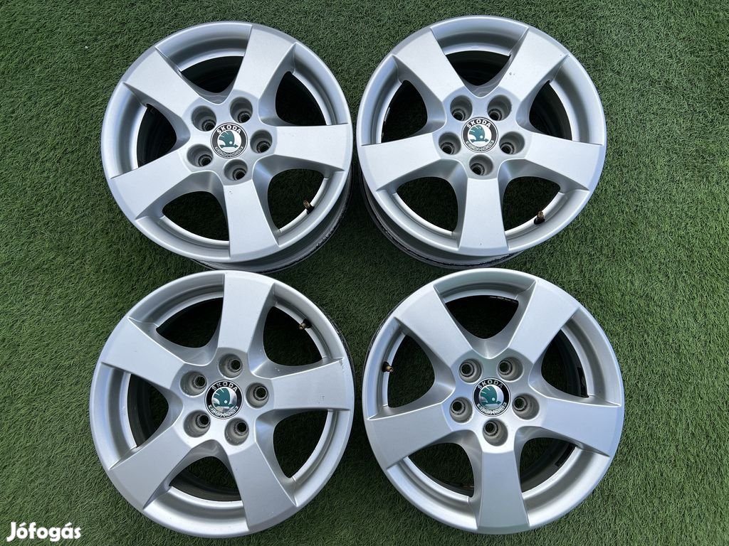5x100 14" Skoda gyári alufelni 6Jx14h2 ET43