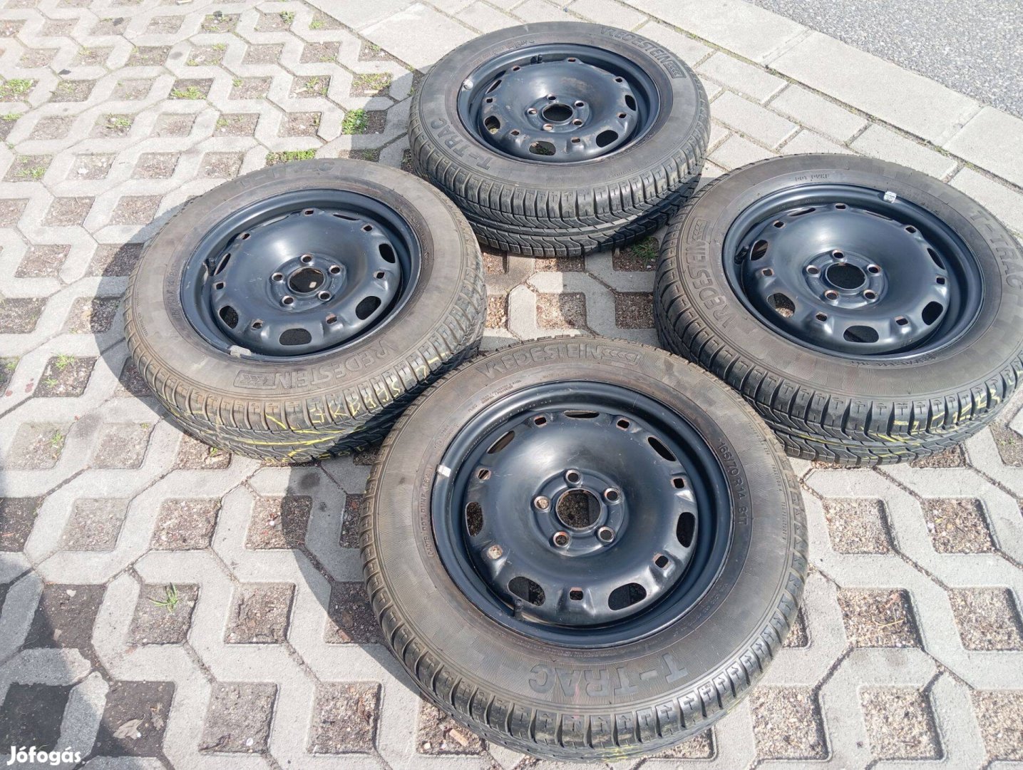 5x100 14" VW Polo, Skoda Fabia, Seat Ibiza felnik 165/70R14 gumik