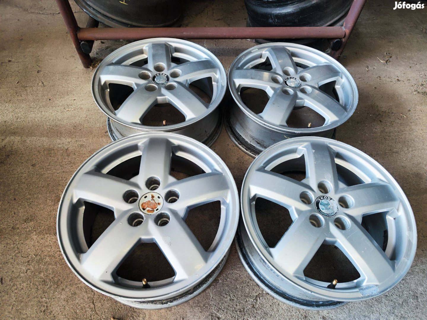 5x100 15" Gyári Skoda Alufelni Felni 90Garage #1399