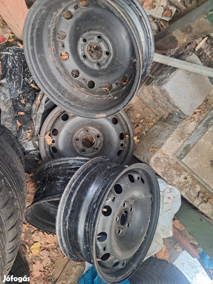 5x100 15" Skoda Fabia Roomster Rapid felni 4db 20000ft